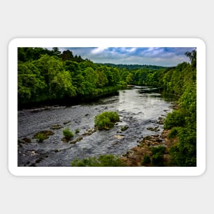 River Tyne Near Stocksfield Sticker